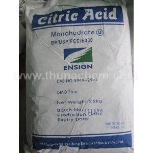Phụ gia Citric Acid Anhydrous, citric acid monohydrate